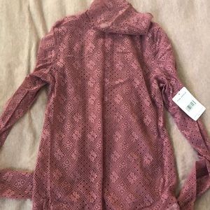 Free people lace turtleneck